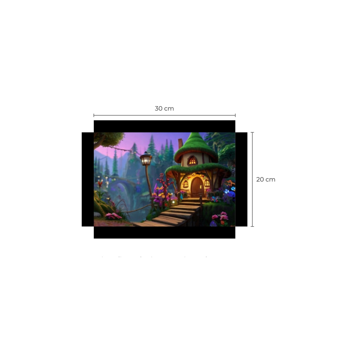 Fairy Tale House Canvas Art