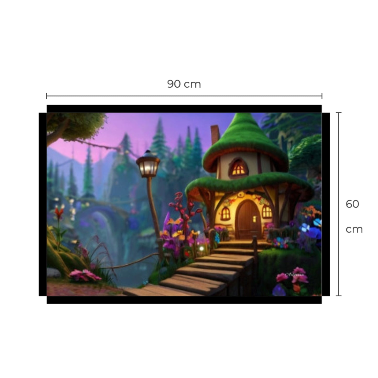 Fairy Tale House Canvas Art