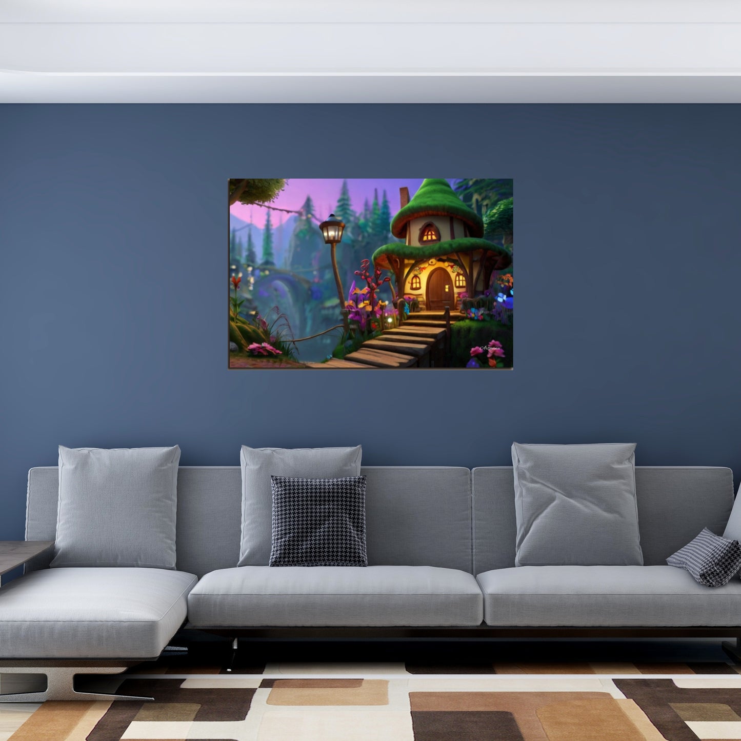 Fairy Tale House Canvas Art