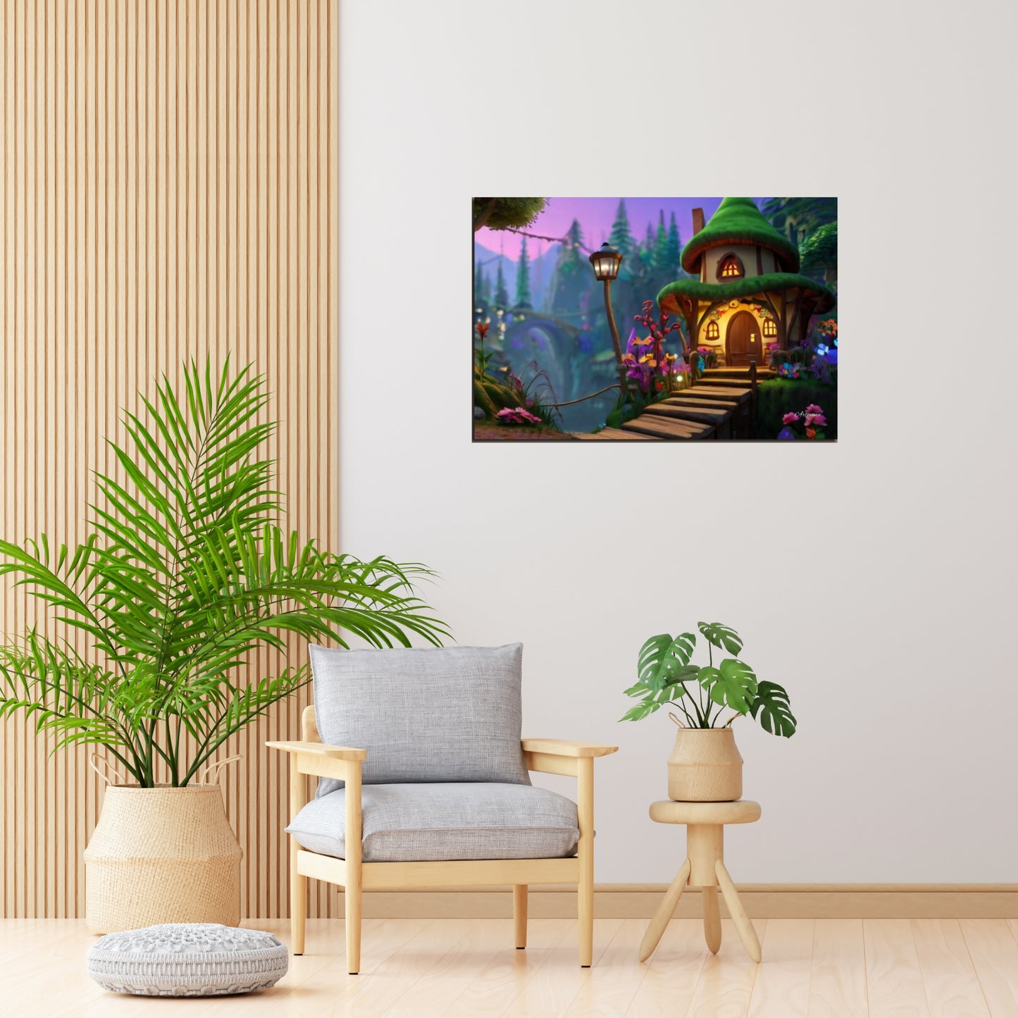 Fairy Tale House Canvas Art