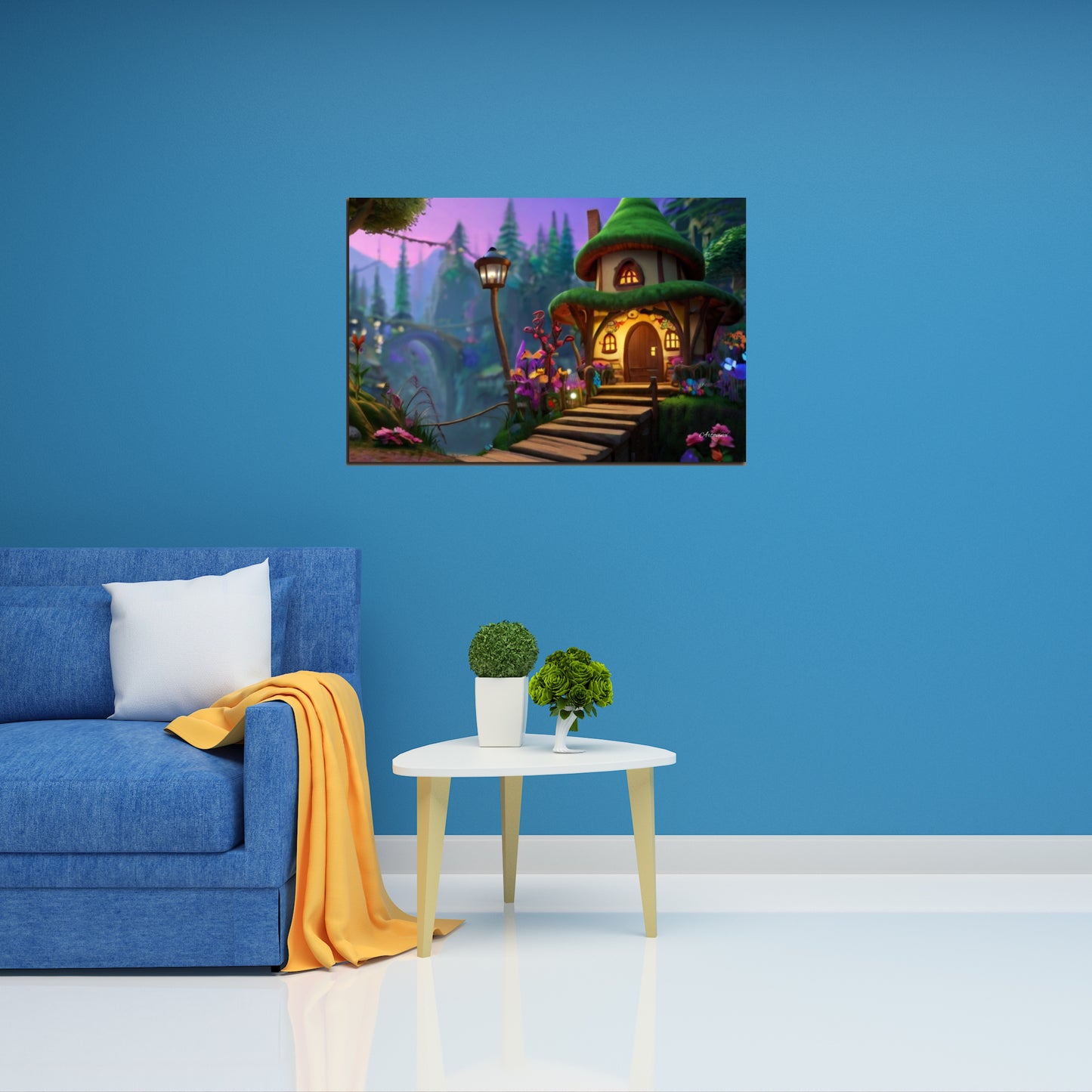 Fairy Tale House Canvas Art