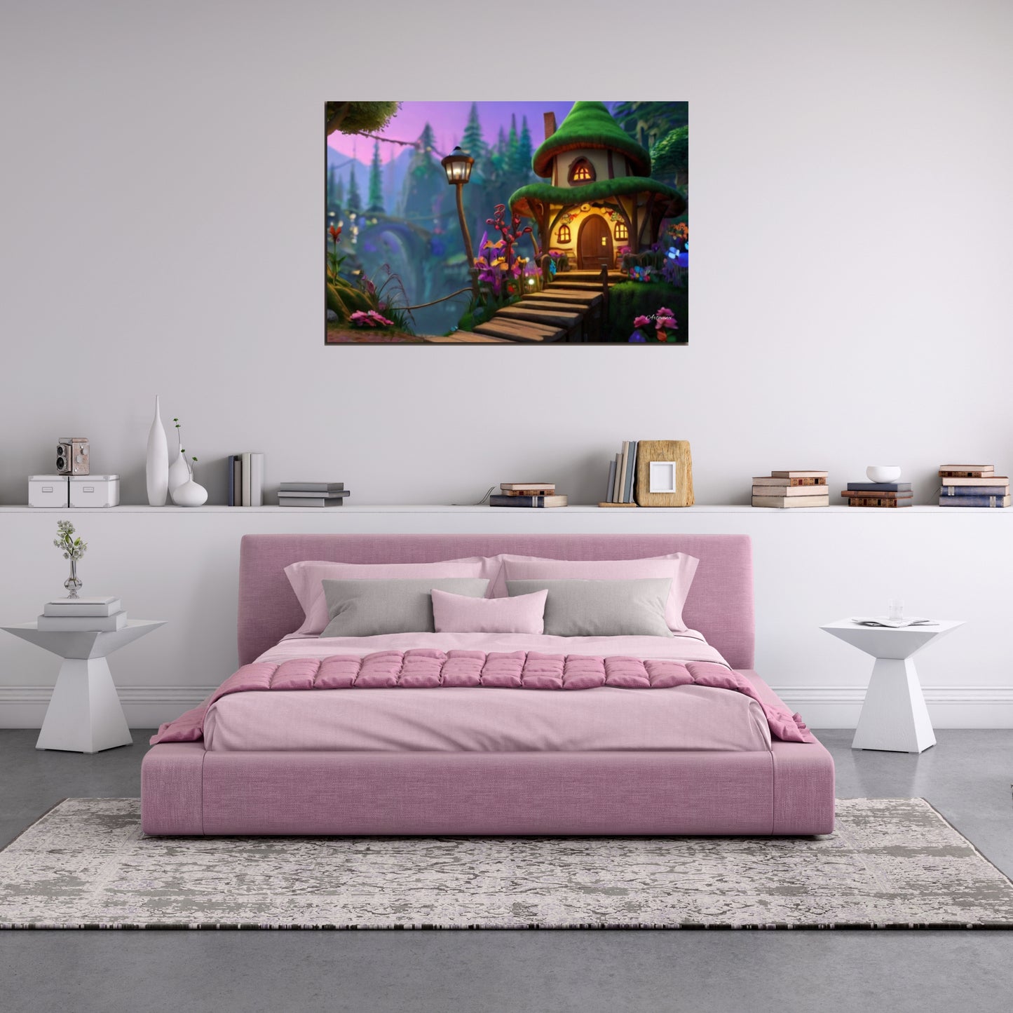 Fairy Tale House Canvas Art