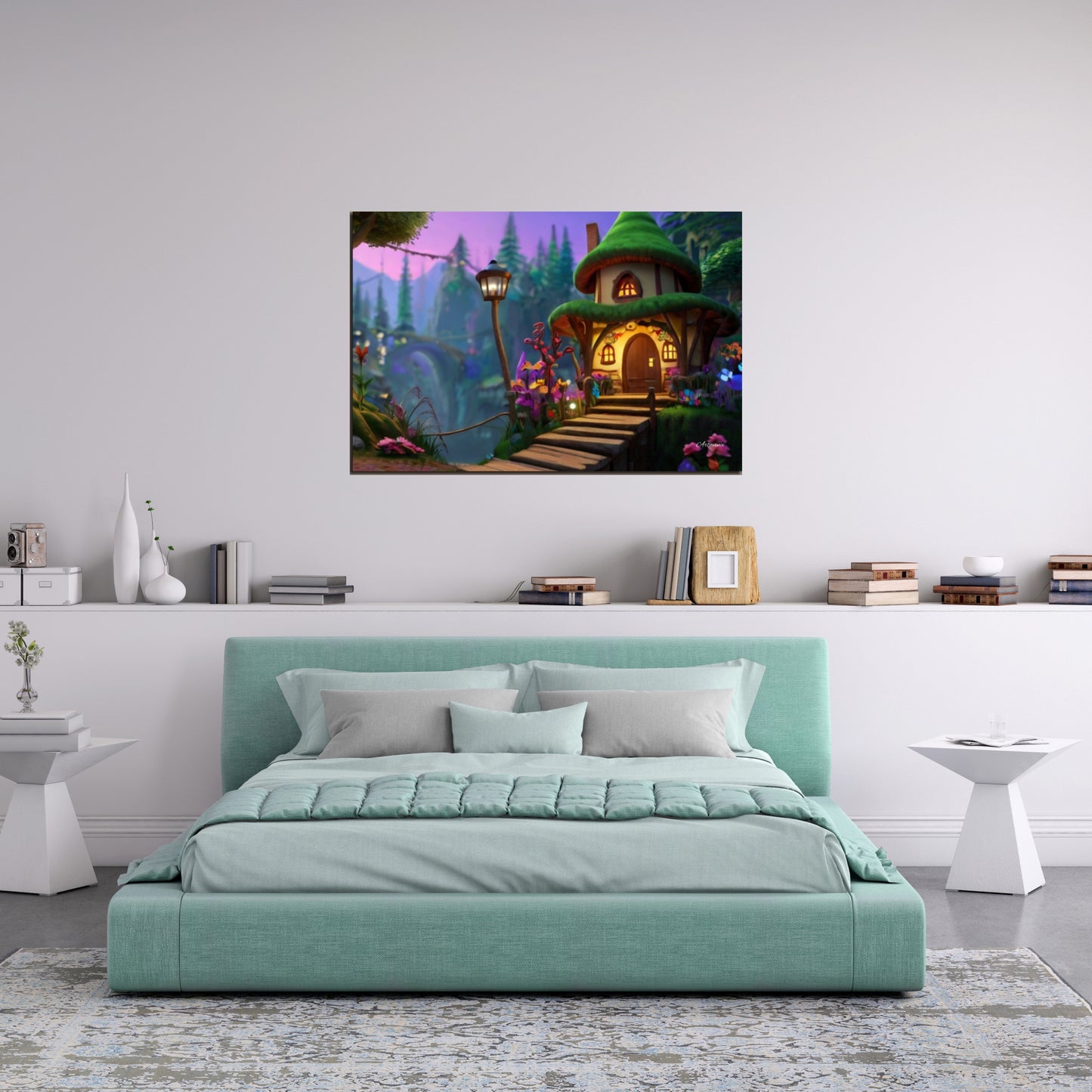 Fairy Tale House Canvas Art