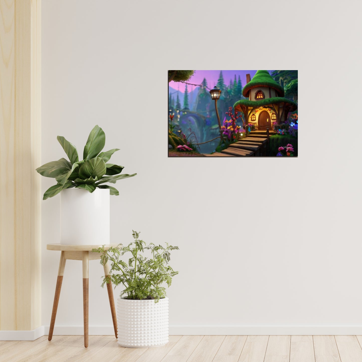 Fairy Tale House Canvas Art