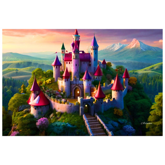 Fairytale Castle Canvas Art