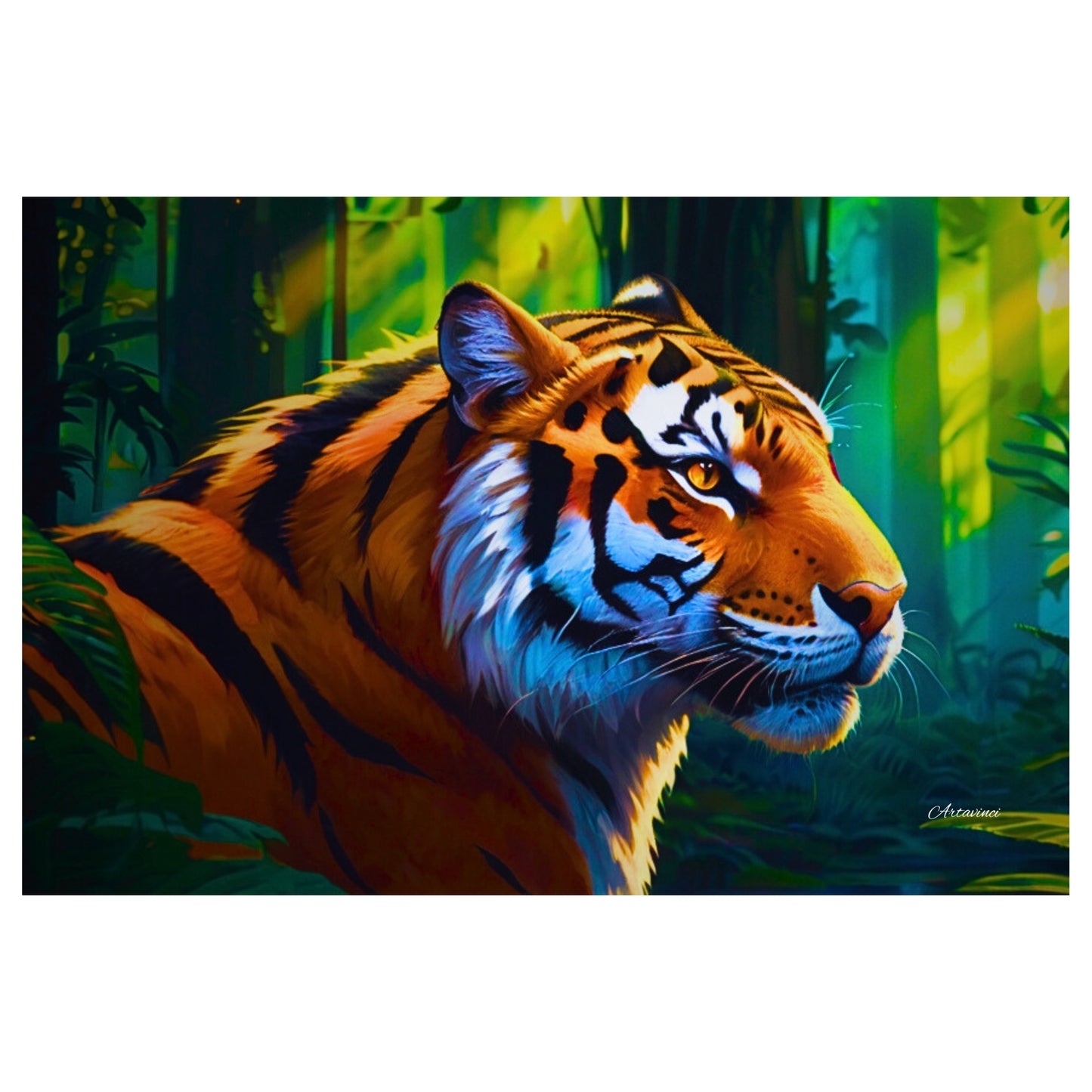 Majestic Tiger Canvas Art