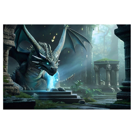 Mystical Dragon Canvas Art